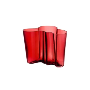 Iittala Aalto Vase Cranberry 12cm^ Vases | Occasional & Decorator