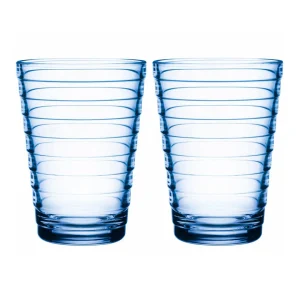 Iittala Aino Aalto Highball Tumblers Aqua 330ml / Set 2^ Glassware