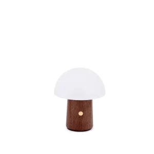 Gingko Alice Lamp Mini - Natural Walnut Wood^ Lighting | Gifts For Her