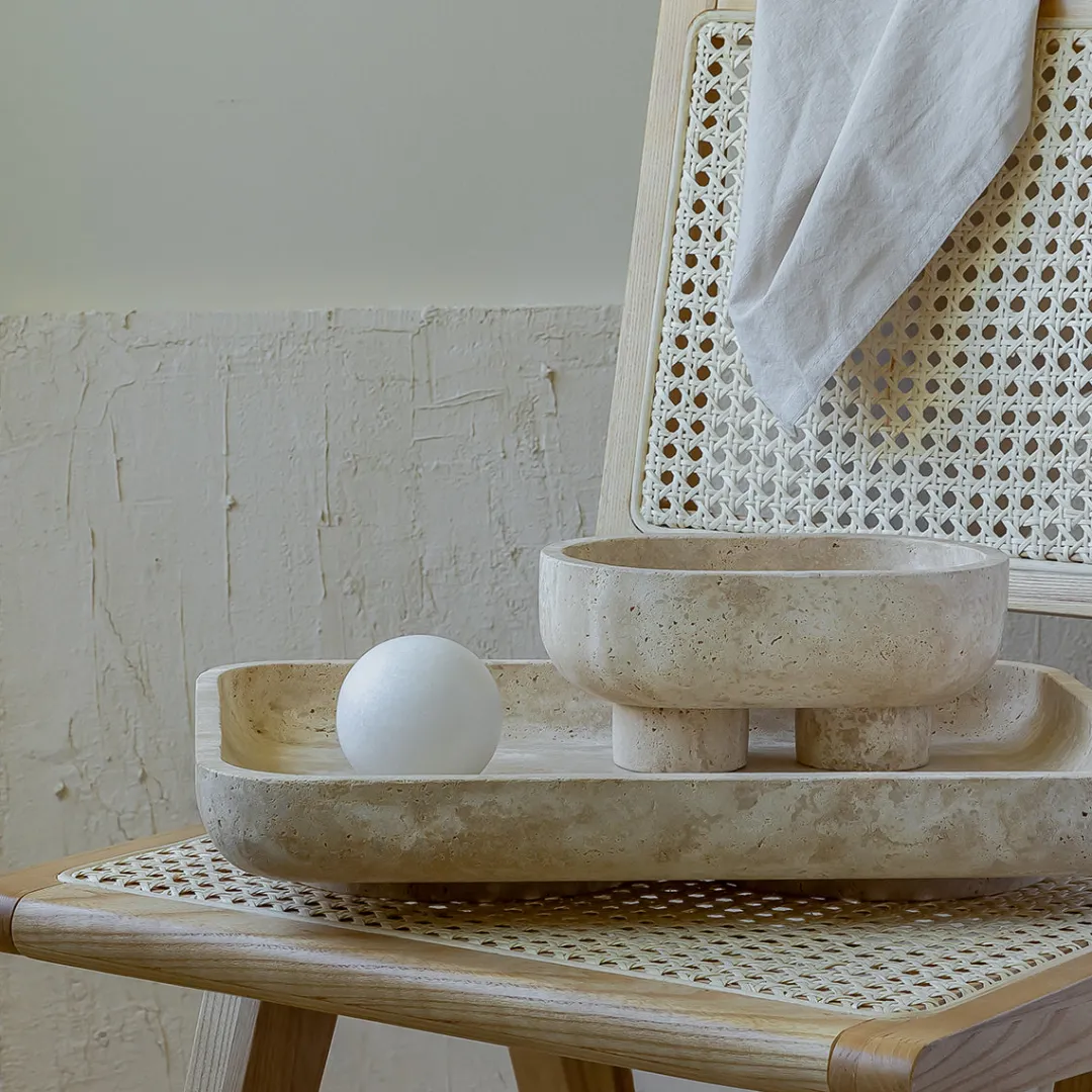 architect_letter_tray_bei_1.webp CoTheory Architect Letter Tray Beige Travertine^ Fathers Day | Gifts For Her