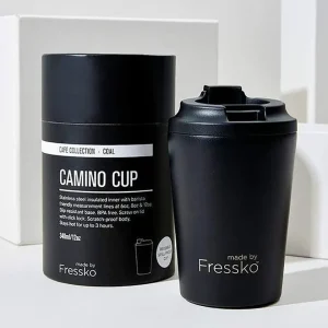 Made by Fressko Camino Re-Usable Cup 12oz Coal^ Tea & Coffee | Fathers Day