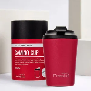 Made by Fressko Camino Re-Usable Cup 12oz Rouge^ Tea & Coffee