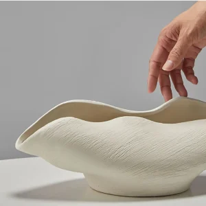 The Foundry Cosse Bowl Ivory Large^ Occasional & Decorator