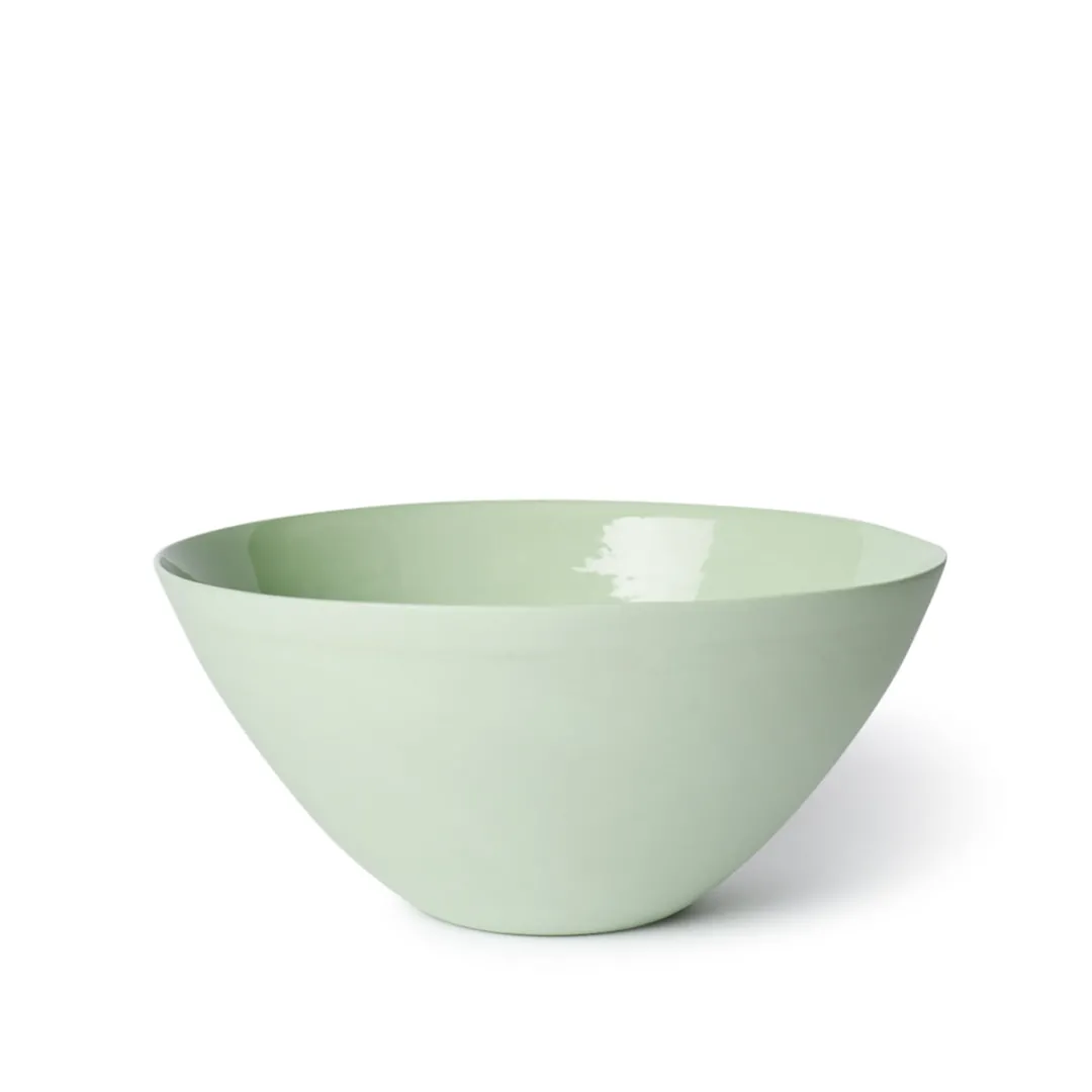 flared_bowl_large_pistach_0.webp Mud Australia Flared Bowl Large Pistachio^ Serving | Tableware