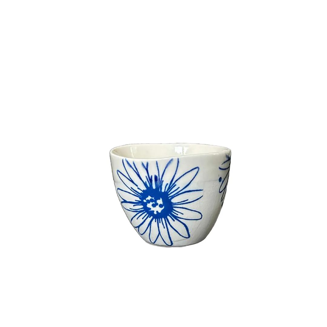 floral_blue_cappuccino_cu_0.webp Eucalypt Homewares Floral Blue Cappuccino Cup Large^ Tableware | Tea & Coffee