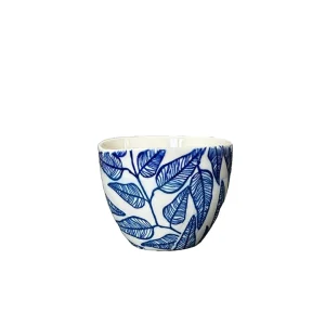 Eucalypt Homewares Floral Blue Cappuccino Cup Large^ Tableware | Tea & Coffee