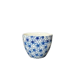 Eucalypt Homewares Floral Blue Cappuccino Cup Large^ Tableware | Tea & Coffee