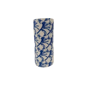 Eucalypt Homewares Floral Blue Cylinder Vase Large^ Tableware | Vases