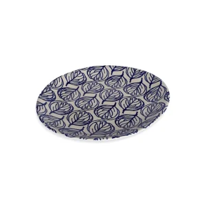 Eucalypt Homewares Floral Blue Large Round Plate 24cm^ Serving