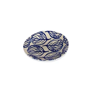Eucalypt Homewares Floral Blue Medium Round Plate 17cm^ Serving | Tableware