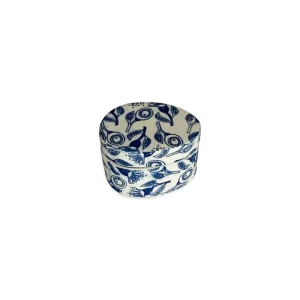 Eucalypt Homewares Floral Blue Trinket Box Medium^ Tableware