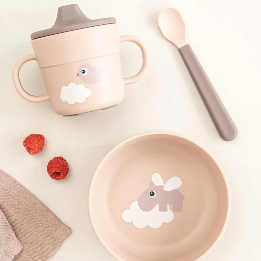 foodie_first_meal_set__po_1.webp Done By Deer Foodie First Meal Set - Powder^Kids Eat & Drink