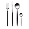 Cutipol Goa Black & Matte Silver 24pc Cutlery Set^ Cutlery