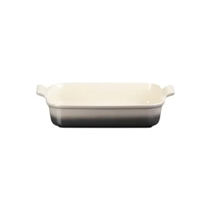 Le Creuset Heritage Stoneware Deep Rectangular Dish Flint 26cm^ Serving | Cookware