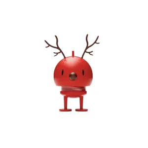 Hoptimist Holiday Reindeer Bumble Red Small^ Christmas Baubles And Decor