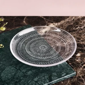 Iittala Kastehelmi Platter Clear 31.5cm^ Serving | Tableware