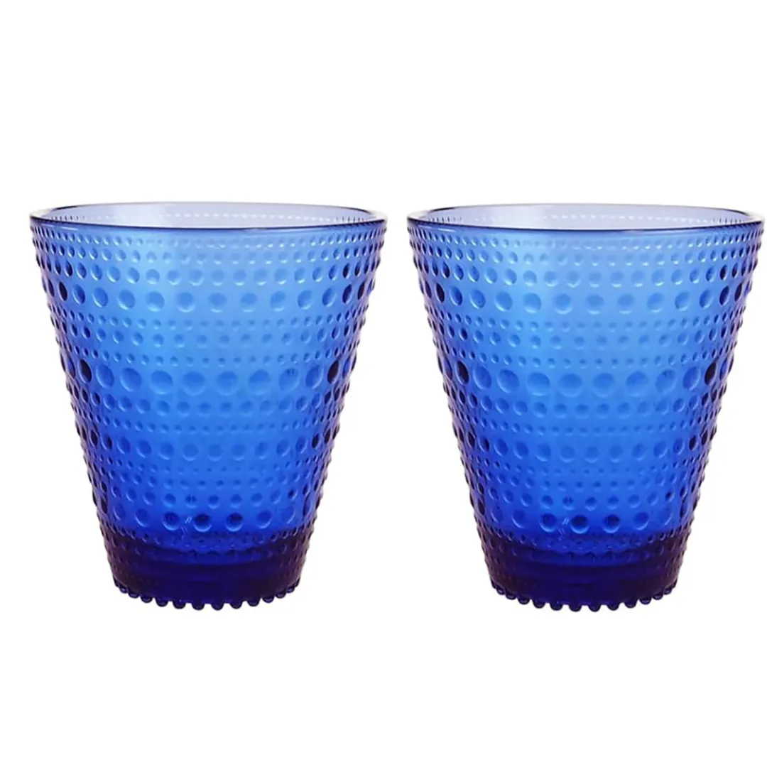 kastehelmi_tumbler_pair_u_0.webp Iittala Kastehelmi Tumbler Pair Ultramarine^ Glassware