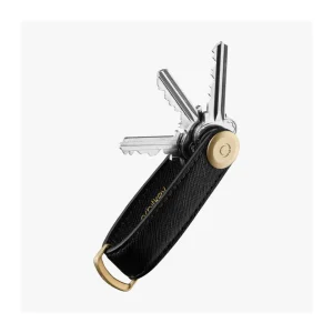 Orbitkey Key Organiser Saffiano Leather Liquorice Black^ Other | Fathers Day