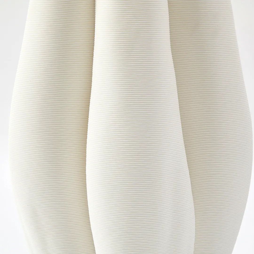 la_mer_vase_tall_ivory_1.webp The Foundry La Mer Vase Tall Ivory^ Vases | Occasional & Decorator