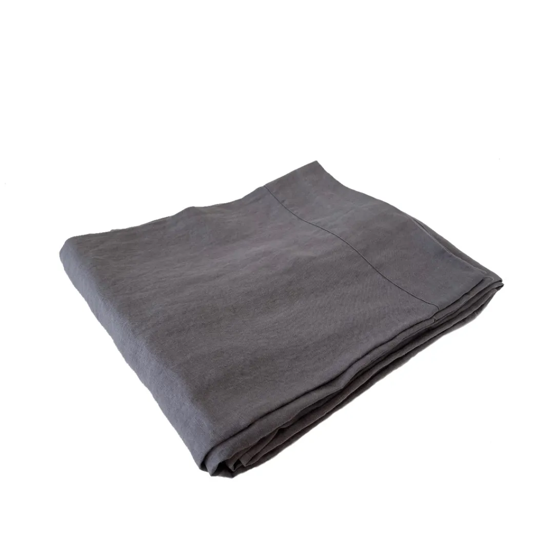 linen_tablecloth_dark_gre_0.webp Dining Linen Tablecloth Dark Grey 300cm x 170cm^ Table Linen