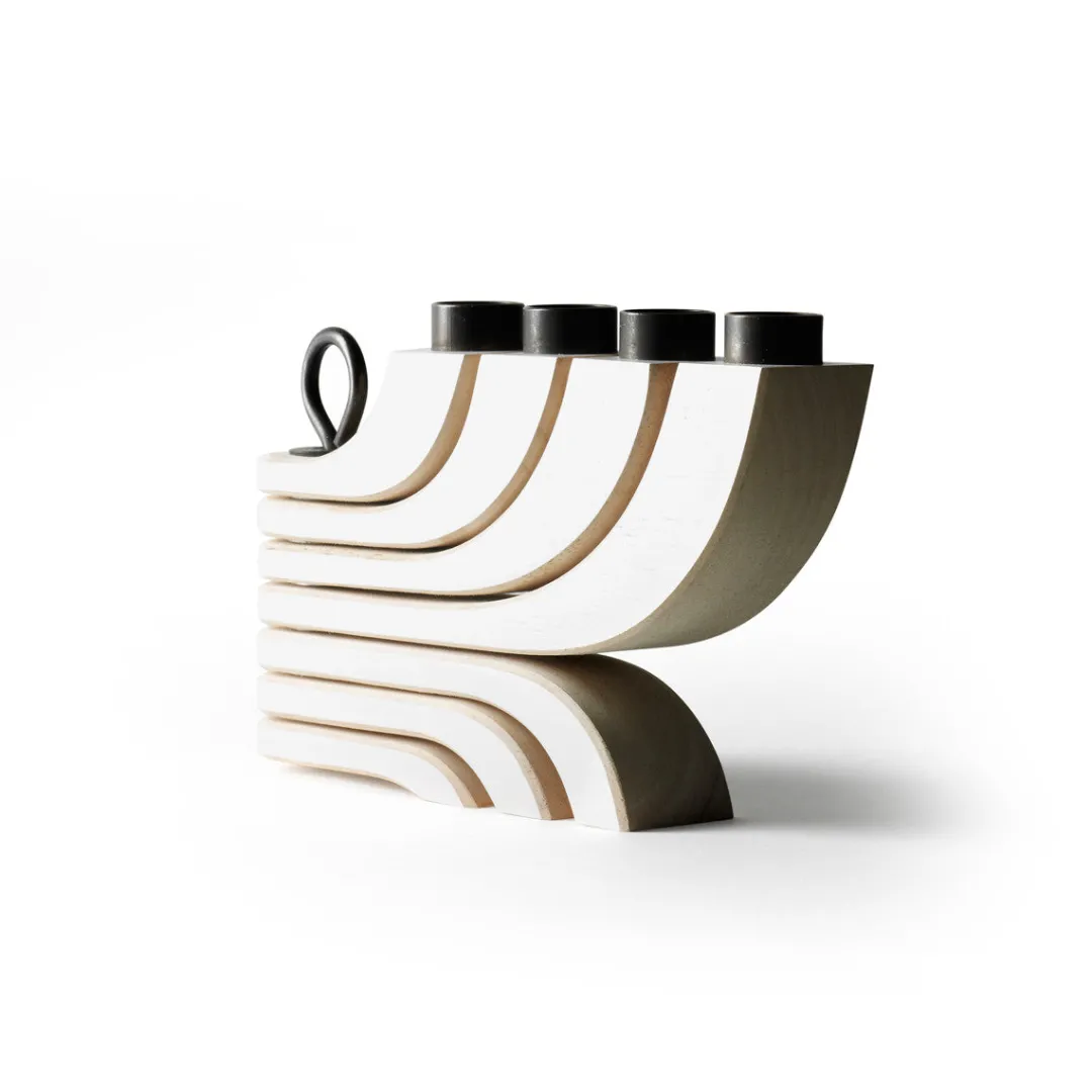 nordic_light__arm_candleh_1-1.webp Design House Stockholm Nordic Light 4 arm Candleholder White^ Candles / Candleholders