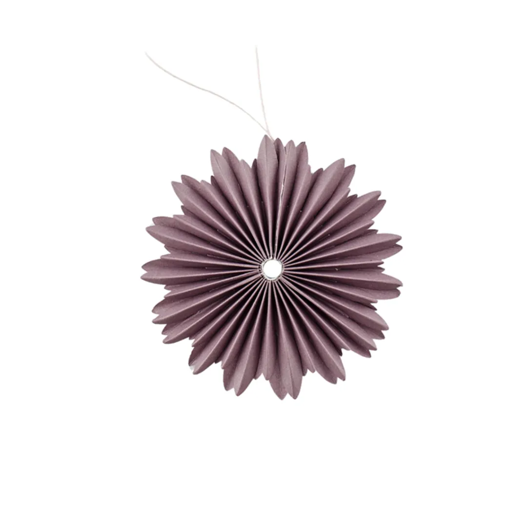 paper_hanging_star_orname_0-3.webp Nordic Rooms Paper Hanging Star Ornament Lilac^ Christmas Baubles And Decor