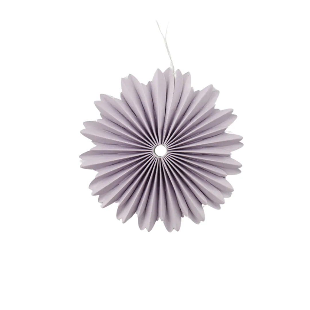 paper_hanging_star_orname_0-4.webp Nordic Rooms Paper Hanging Star Ornament Lavender^ Christmas Baubles And Decor