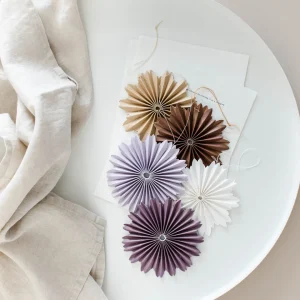 Nordic Rooms Paper Hanging Star Ornament Rust^ Christmas Baubles And Decor