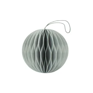 Nordic Rooms Paper Sphere Ornament Dusty Blue^ Christmas Baubles And Decor
