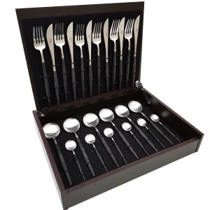 Cutipol 24 pc Wooden Canteen Only^ Cutlery