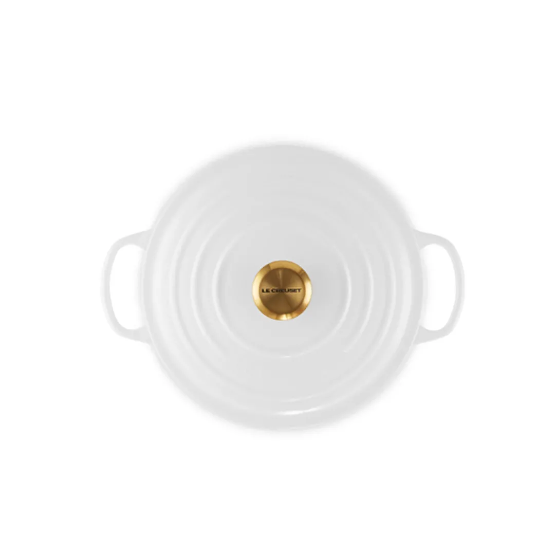signature_round_casserole_1-1.webp Le Creuset Signature Round Casserole White 24cm / 4.2L^ Cookware