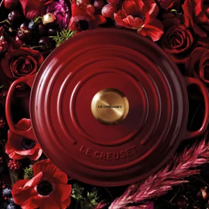 Le Creuset Signature Round Casserole Garnet 20cm^ Cookware