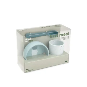 Done by Deer Silicone First Meal Set - Blue^Kids Eat & Drink