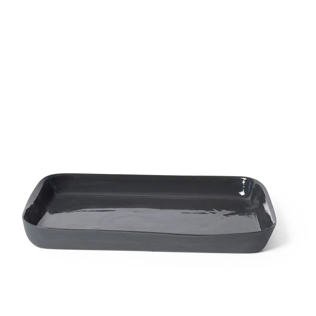 slice_tray_slate_0.webp Mud Australia Slice Tray Slate^ Serving | Tableware