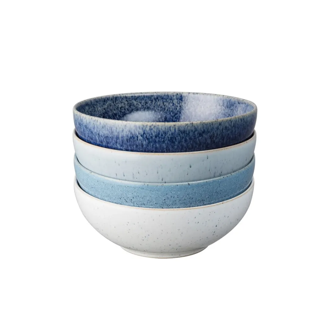 studio_blue_cereal_bowls__0.webp Denby Studio Blue Cereal Bowls / Set 4^ Serving | Tableware