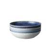 Denby Studio Blue Pasta Bowls / Set 4^ Serving | Tableware