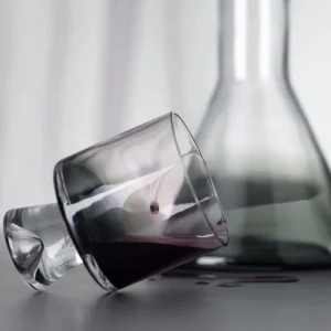 Tom Dixon Tank Low Ball Glass Black / Set 2^ Bar & Wine Accessories | Coolers & Ice Buckets