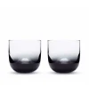 Tom Dixon Tank Whiskey Glass Black / Set 2^ Bar & Wine Accessories | Coolers & Ice Buckets