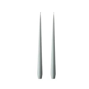 Ester and Erik Taper Candle 32cm Cement no.71 Pair^ Candles / Candleholders