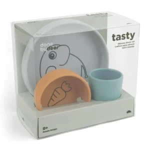 Done By Deer Tasty Dinner Set Elphee^Kids Eat & Drink