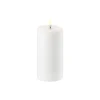 uyuni Single Wick Pillar Candle Nordic White 7.8cm x 15.2cm^ Candles / Candleholders | Christmas Baubles And Decor