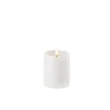 uyuni Single Wick Pillar Candle Nordic White 5cm x 7.6cm^ Candles / Candleholders | Christmas Baubles And Decor