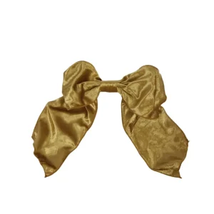table culture Velvet Clip on Bow Gold Large^ Christmas Baubles And Decor